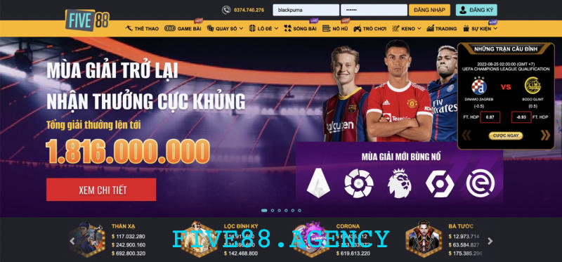 Nhà cái Five88